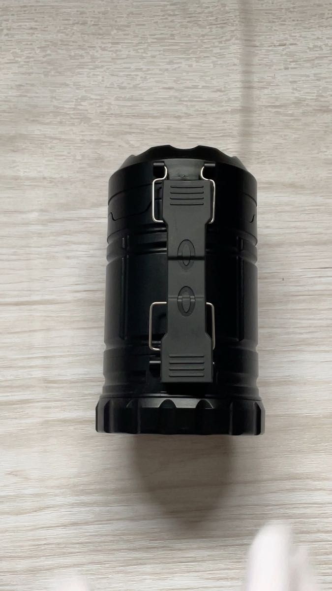 【稼動品】LEDランタン ランタンライト 懐中電灯 単3乾電池×3本 ブラック 災害 停電