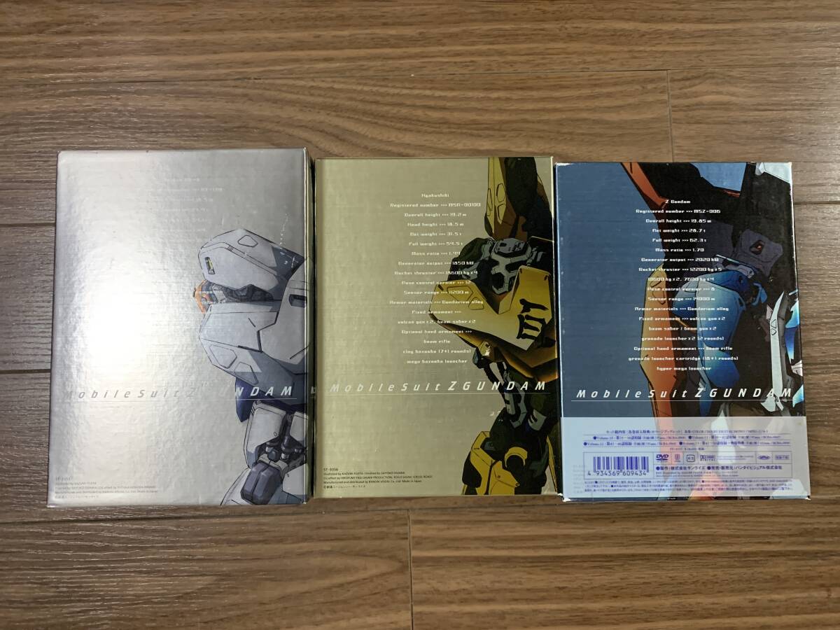 ◆DVD◆機動戦士Zガンダム DVD BOX メモリアルボックス版 I II III 3BOXセット 全13巻 初回限定版 ゼータガンダム アニメの画像3