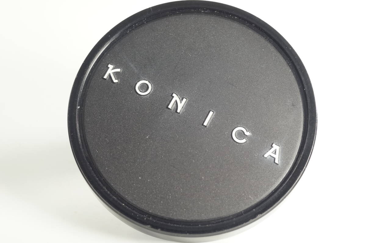 6AKON『おおむねキレイ』Konica 約内径57mm konica コニカ カブセ式 フィルター径55mm フロントキャップ レンズキャップ_画像1
