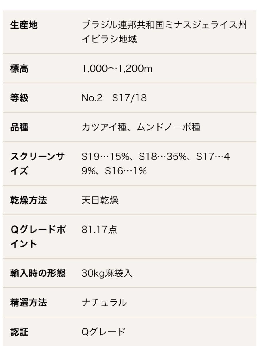 hoo様専用です。こだわりコーヒー豆　ブラジルNo.2 クイーンショコラ　500g 中深煎り　自家焙煎　Qグレード　イビラシ地区