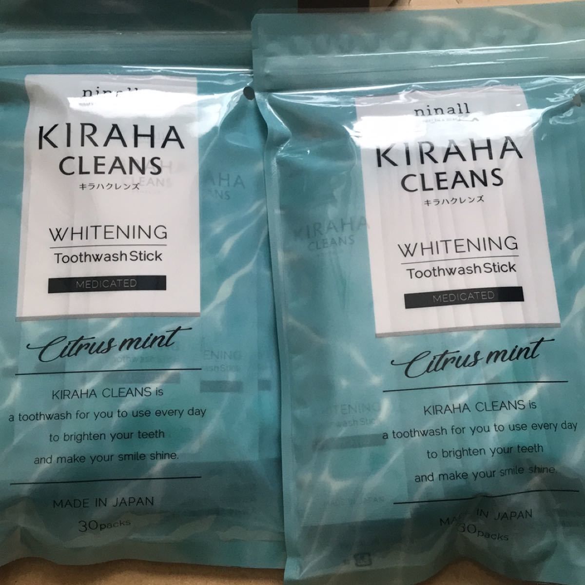 キラハクレンズ　KIRAHA CLEANS　マウスウォッシュ　液体ハミガキ　30包送料無料