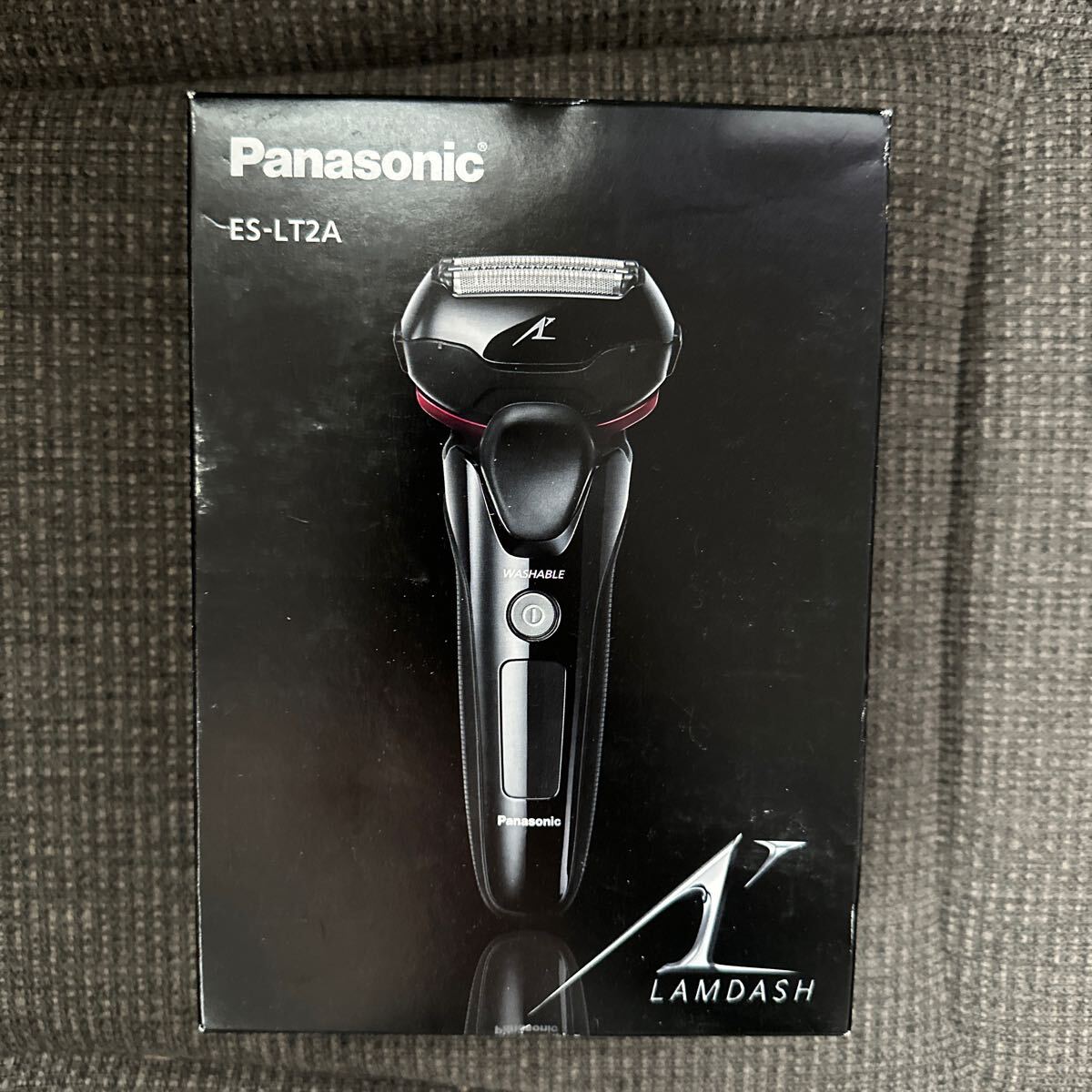 Panasonic 新品 未使用パナソニック ラムダッシュ 電気シェーバー ES-LT2A ブラック メンズシェーバー 髭剃り シェーバー 3枚刃の画像1