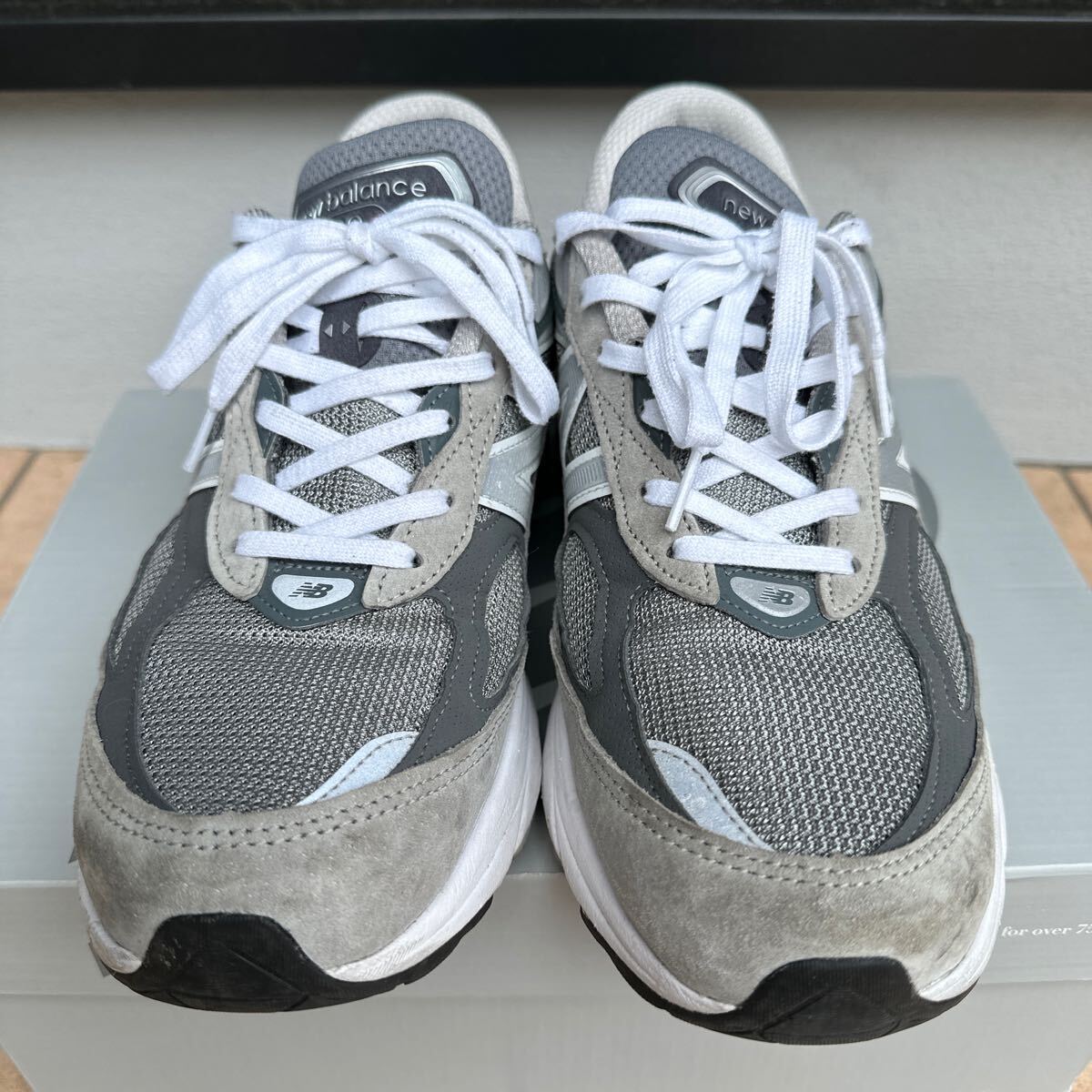 New Balance ニューバランス M990GL6 国内正規品　　M990 V6 スニーカー 27.5㎝ 本物 グレー LT.GRAY MADE IN USA _画像2