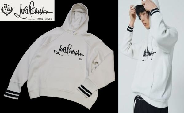 ★ Loro PianaｘFUJIWARA HIROSHI FAM3493 ロゴ コットンスウェットパーカー ロロピアーナ×藤原ヒロシ LOGO SWEAT PARKER FRAGMENT Lの画像1