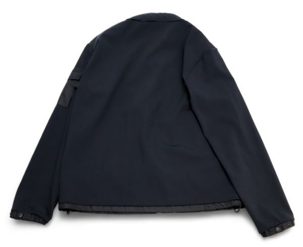 正規品 MONCLER トリコロールライン ナイロンジップジャケット モンクレール Softshell Jacket ブルゾン ワッペンロゴ ブラック5 S-3_画像3