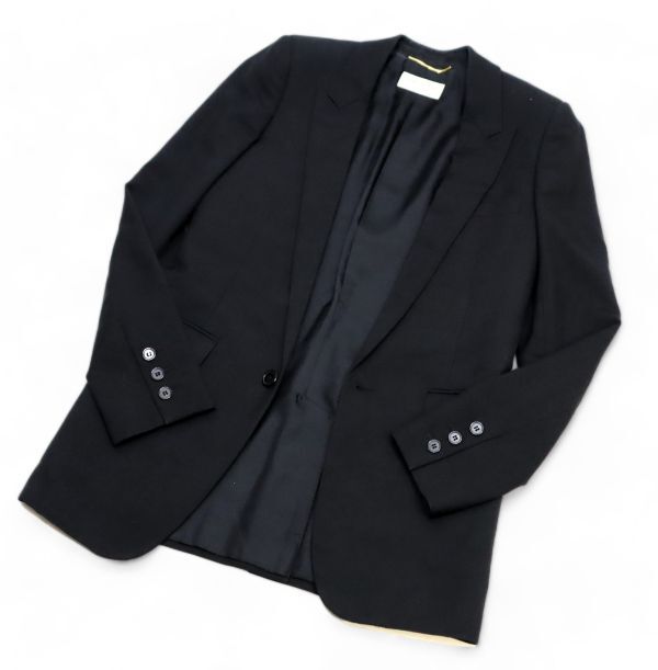 Saint Laurent スモーキングジャケット 467544 サンローランパリ テーラードジャケット JACKET ブレザー ウィメンズ F34 エディ期 JK-22の画像4