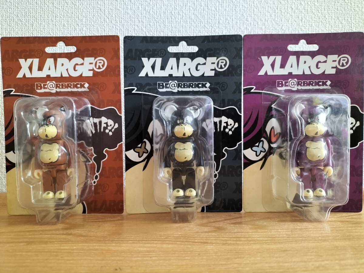 BE@RBRICK ベアブリック xlarge 100％ メディコムトイ bearbrick エックスラージ 未開封 3体コンプセットの画像1