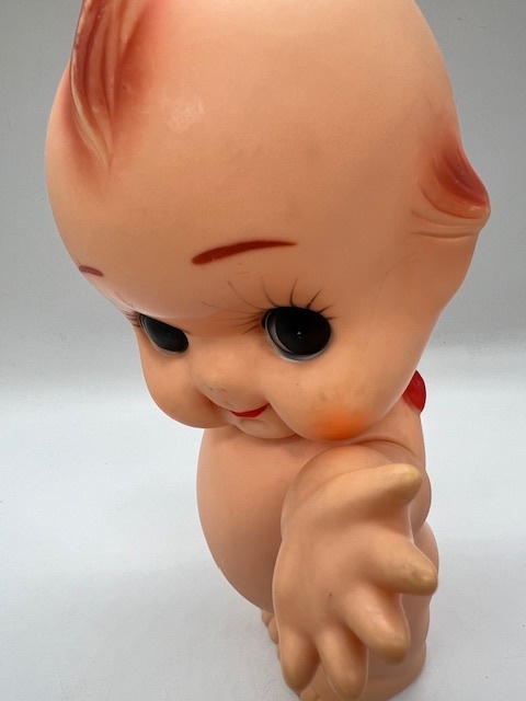 S4990▽ キューピー 人形 昭和 レトロ 身長 約30cm ソフビ おもちゃ_画像8