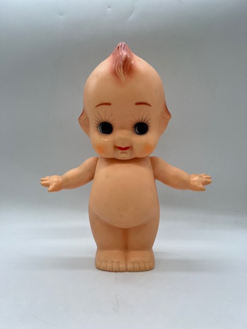 S4990▽ キューピー 人形 昭和 レトロ 身長 約30cm ソフビ おもちゃ_画像5