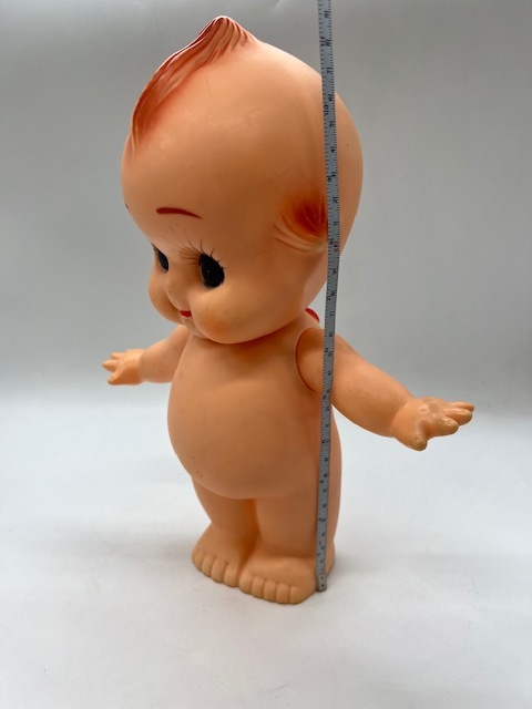 S4990▽ キューピー 人形 昭和 レトロ 身長 約30cm ソフビ おもちゃ_画像9