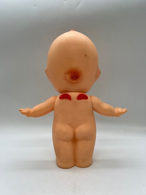 S4990▽ キューピー 人形 昭和 レトロ 身長 約30cm ソフビ おもちゃ_画像6