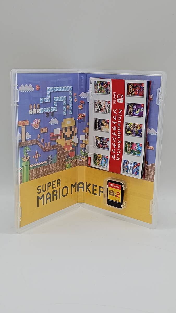 K1127★ 任天堂 Nintendo switch ゲームソフト スーパーマリオメーカー2 SUPER MARIO MAKER 2 ソフト 中古品 動作未確認の画像2