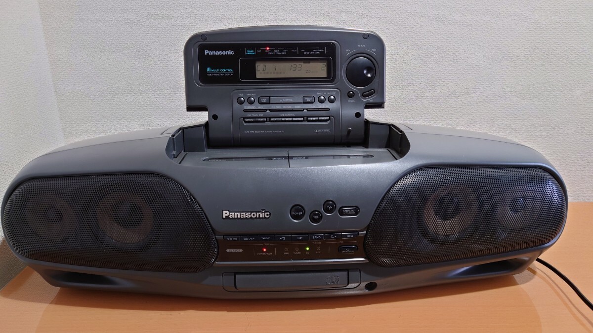 Panasonic CD radio-cassette RX-DT707 Bubble radio-cassette Cobra top 