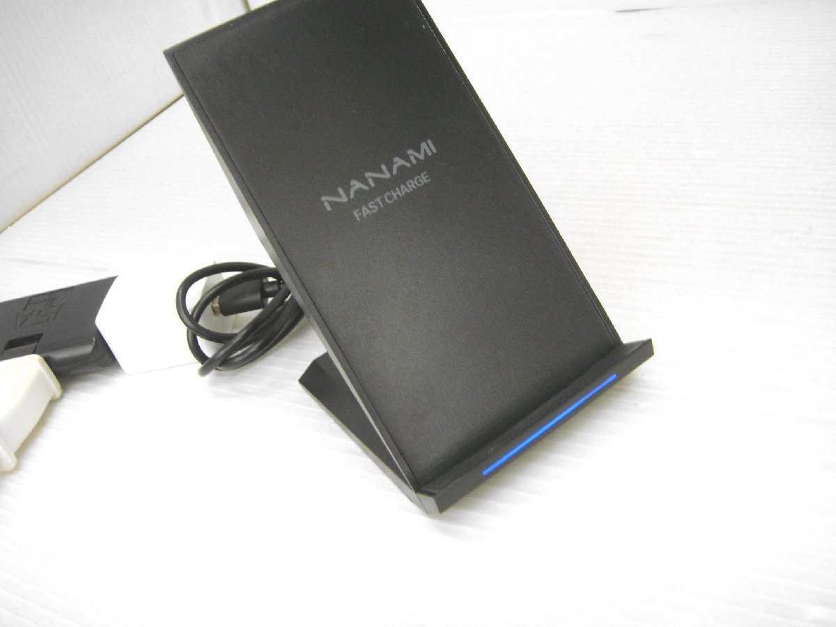 4205 ナナミ NANAMI Fast Wireless Charging Stand M220 スタンドとケーブルのみ ワイヤレス充電スタンド_画像5