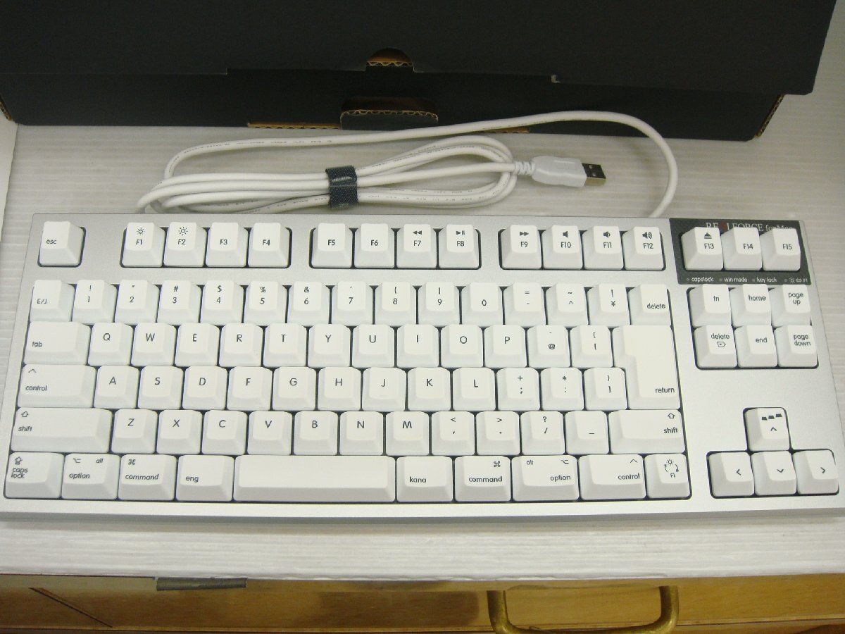 4304 REALFORCE TKL SA for Mac R2TLSAーJP4M-WH マッキントッシュ用 テンキーレスキーボード 日本語配列_画像4