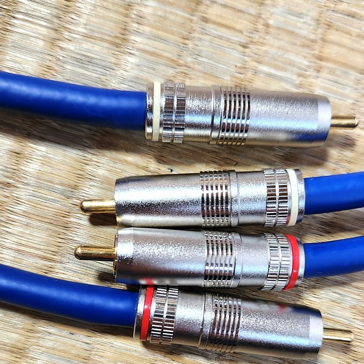 RCAケーブル Accuphase アキュフェーズ 1ペア 1m×2点 オーディオケーブル スピーカーケーブル 60s24-1186の画像2