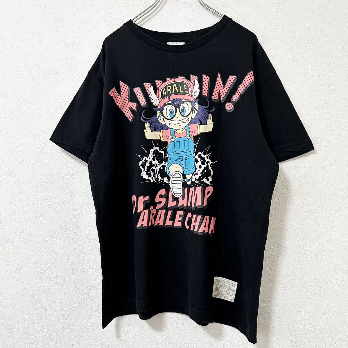 東映公式★AkiraToriyama/鳥山明★Dr SLUMP ARALE/スランプ アラレちゃん★半袖Tシャツ★ブラック/黒★L_画像2