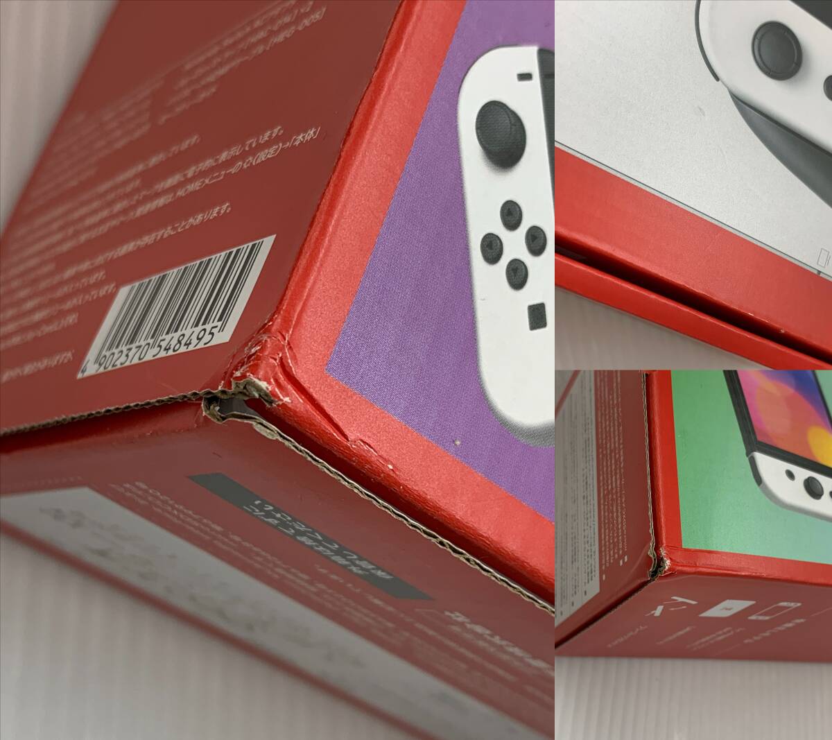 56-KG1623-100s ニンテンドースイッチ 有機ELモデル Joy-Con(L)/(R) ホワイト HEG-S-KAAAA 未使用品の画像9