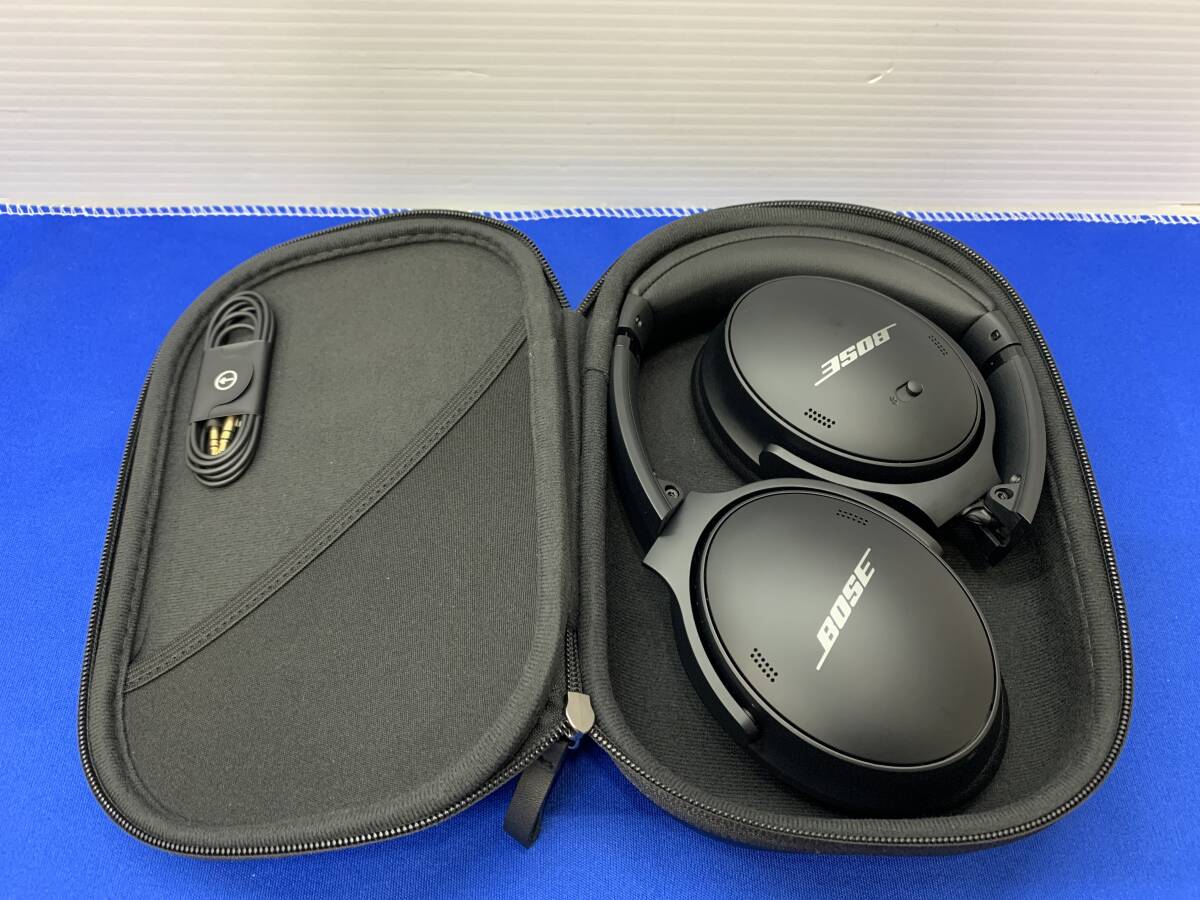 100-y13455-60/ BOSE ボーズ Quiet Comfort 45 ヘッドホン ブラック_画像1