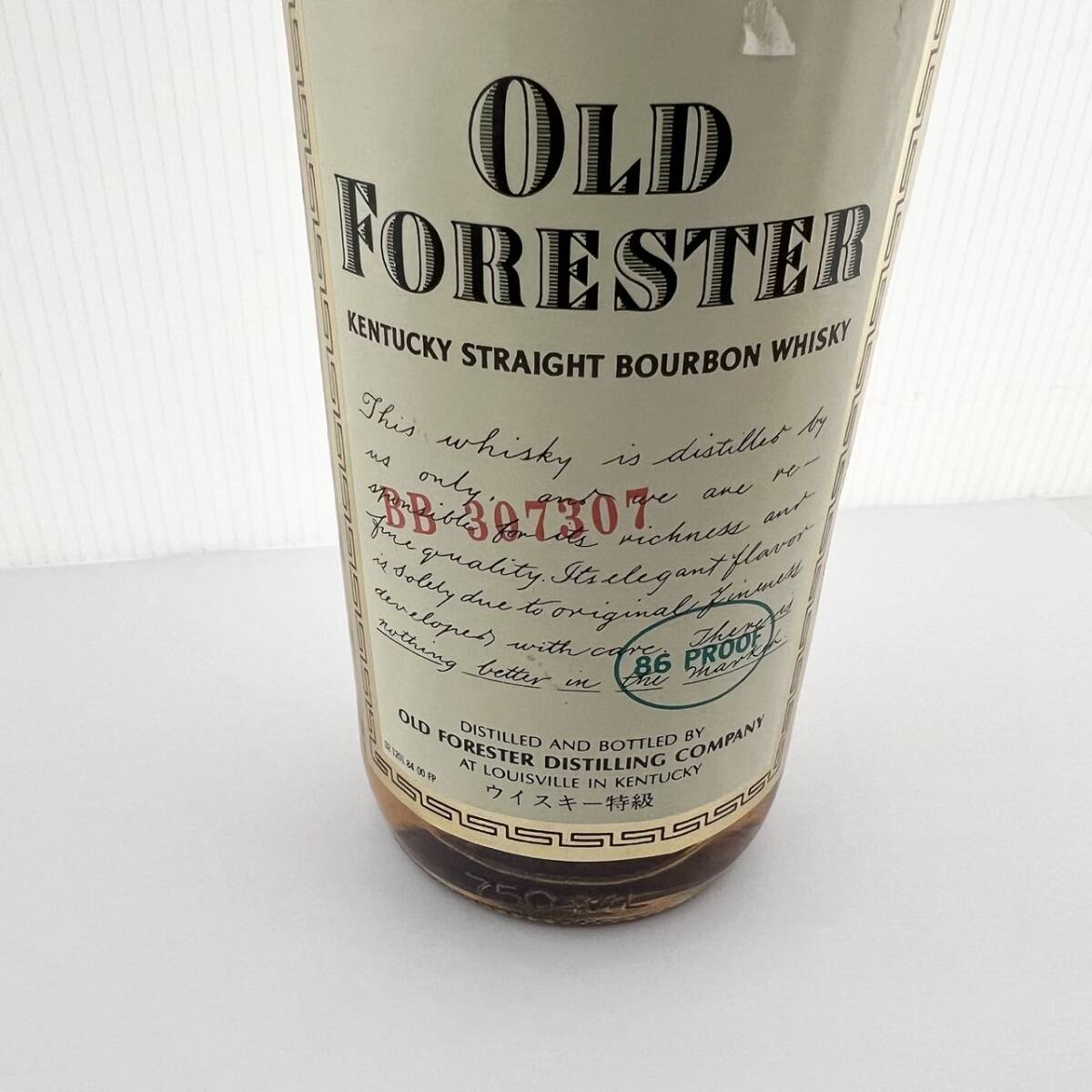 15727/【未開栓】OLD FORESTER KENTUCKY STRAIGHT BOURBON WHISKY ウイスキー 750ml 43% 洋酒の画像5
