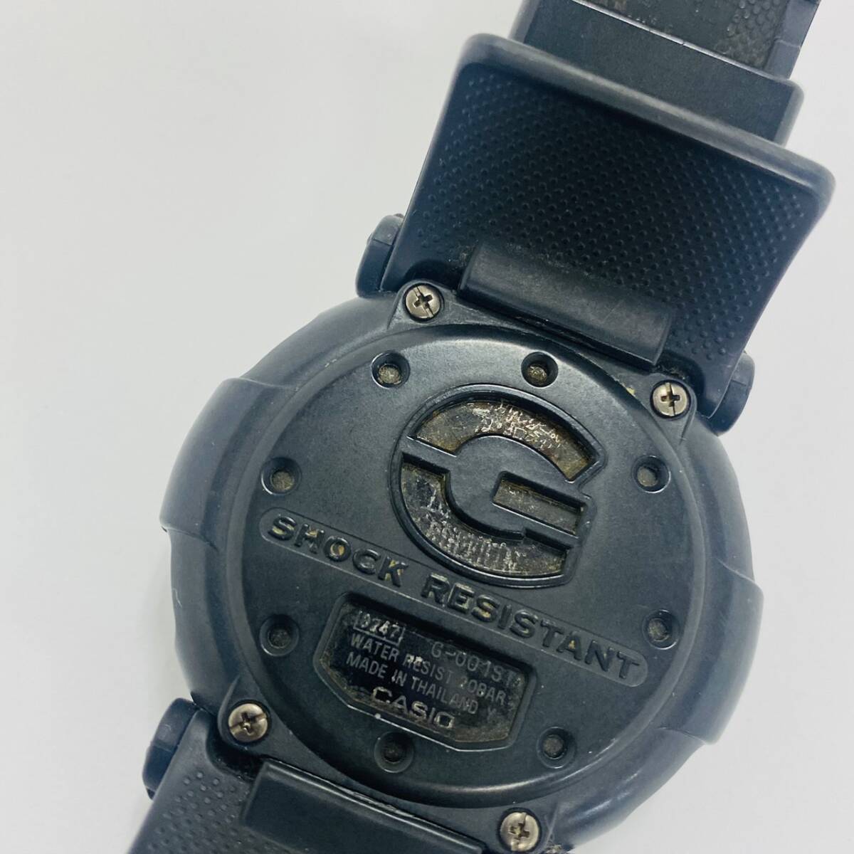 15800/ CASIO G-SHOCK カシオ Stussy ステューシー G-001ST ジェイソン 復刻モデル メンズ ブラック 腕時計 可動品_画像6