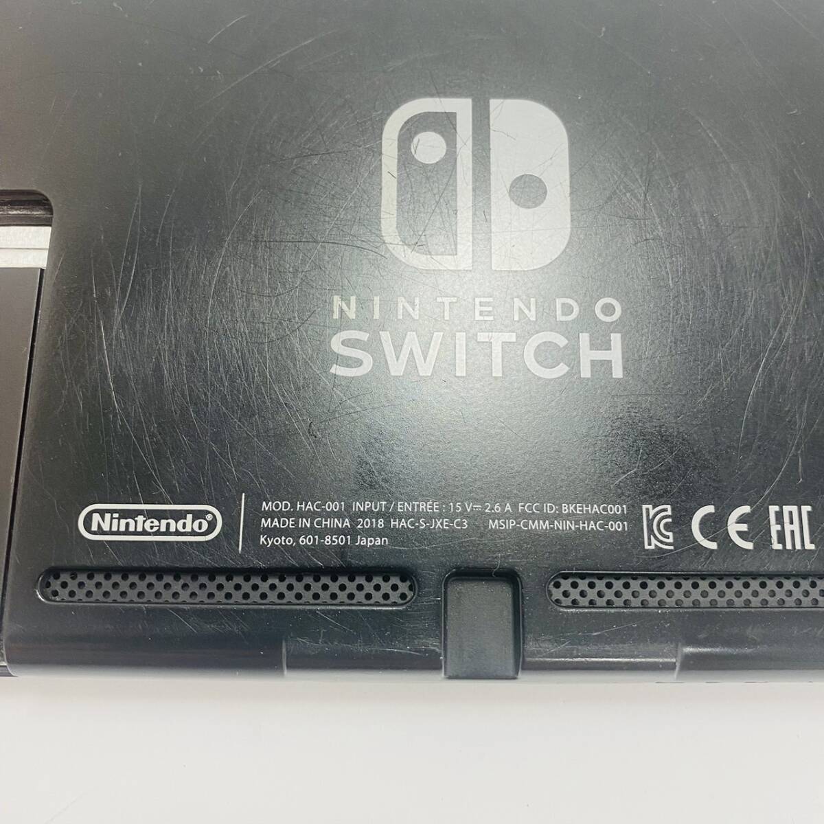 15803/ Nintendo Switch HAC-001 ニンテンドー スイッチ ゲーム機 任天堂 ジャンク品の画像3