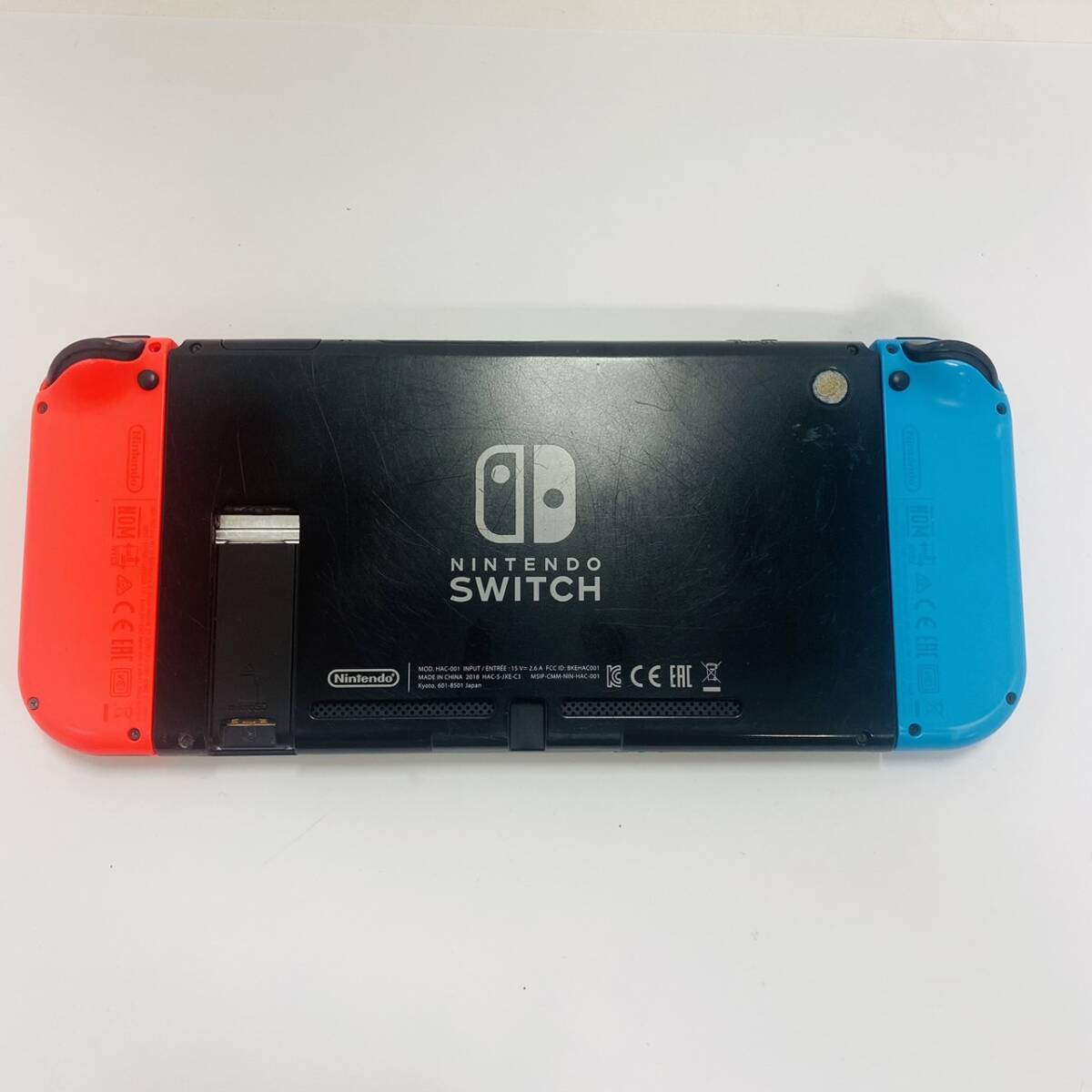 15803/ Nintendo Switch HAC-001 ニンテンドー スイッチ ゲーム機 任天堂 ジャンク品の画像2