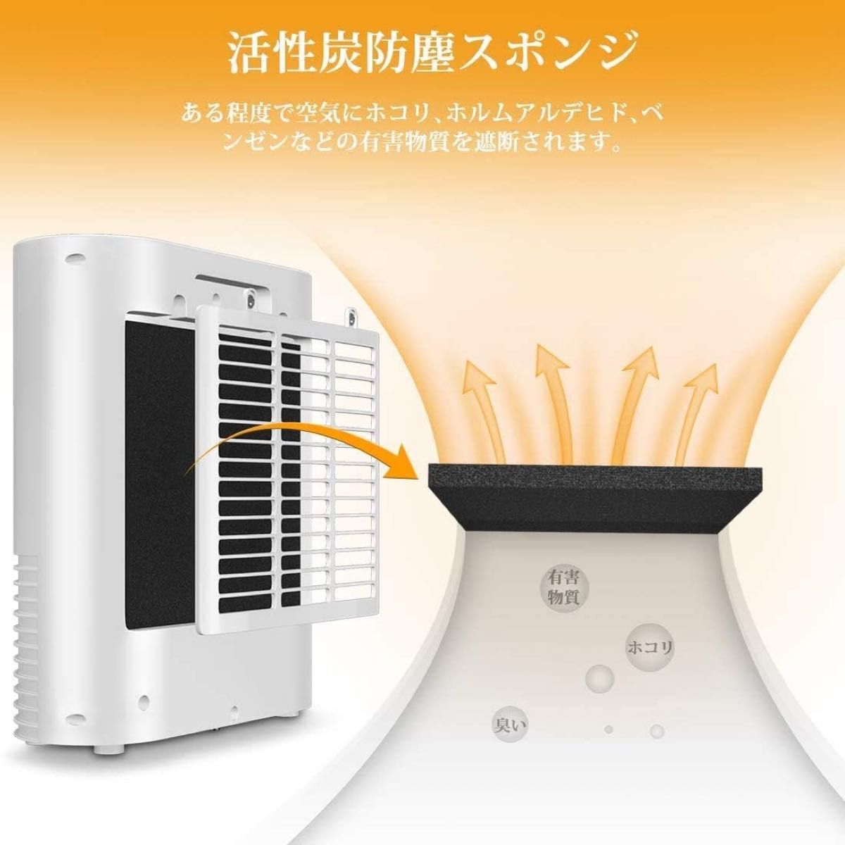 [新品]Ninonly セラミックファンヒーター 人感センサー付き 電気ストーブ