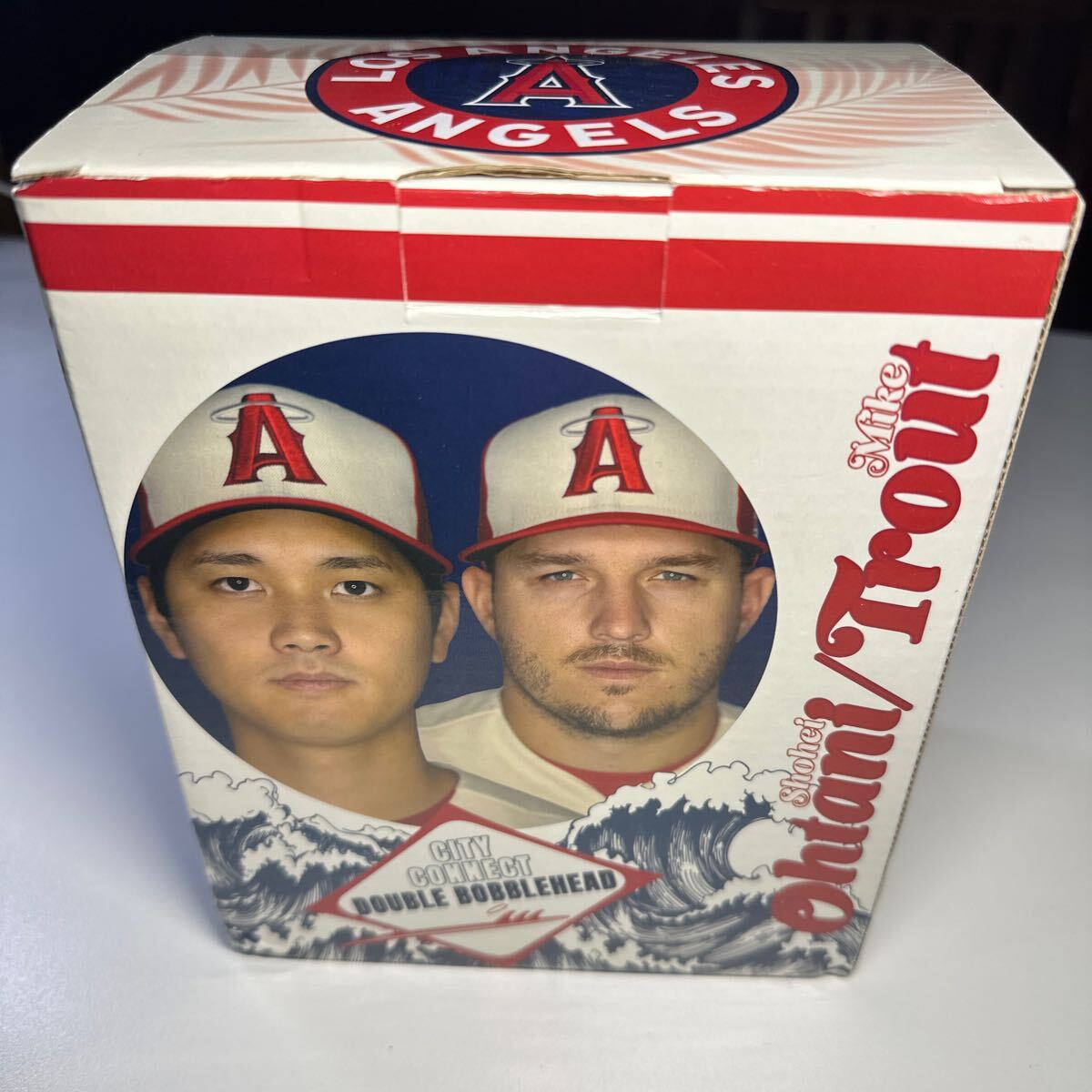 ★非売品　新品未使用 ★大谷翔平選手 マイクトラウト選手 bobblehead バブルヘッドボブルヘッド フィギュア _画像9