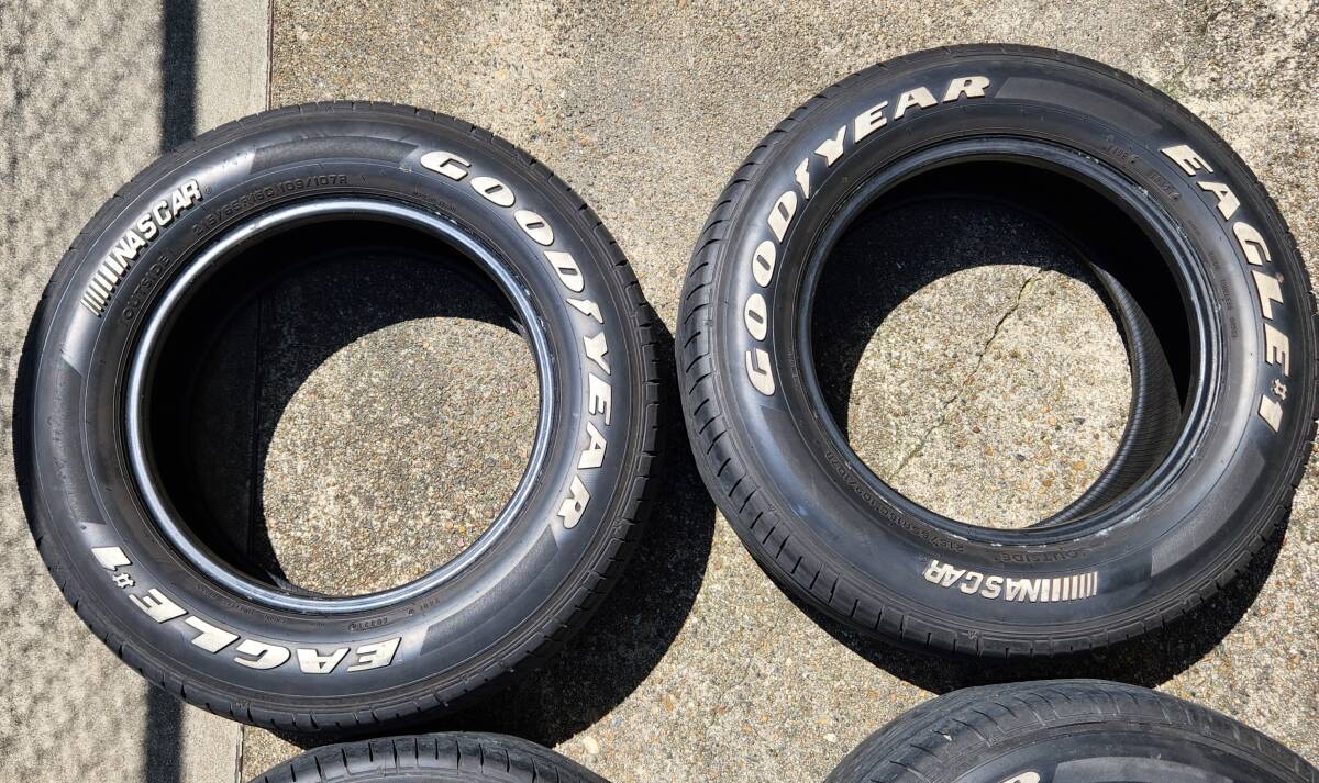 215/65R16 109/107R GOODYEAR グッドイヤー EAGLE NASCAR ナスカー イーグルナスカー 21年 ハイエース 中古タイヤ ホワイトレター の画像5