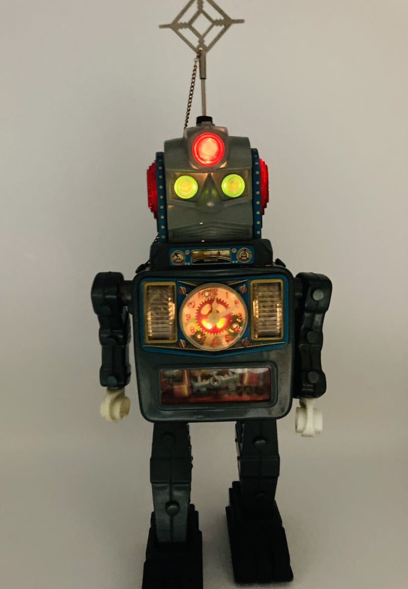 希少 美品 1960年代 バンダイ 当時物 大型 ブリキ ロボット ムーンエクスプローラー 完動品 ビンテージ 昭和レトロ / 玩具 博物館 貴重