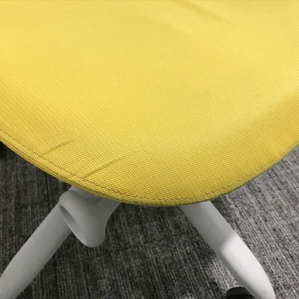 HermanMiller セイルチェア Sayl Chair ミドルバック オフィスチェア 肘付き ハーマンミラー イエロー 中古 IO-864950Cの画像7