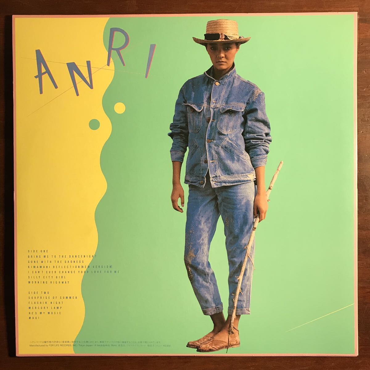 【84' Orig LP】杏里 ANRI／クール COOOL／FOR LIFE 28K-70／和モノ City Pop_画像2