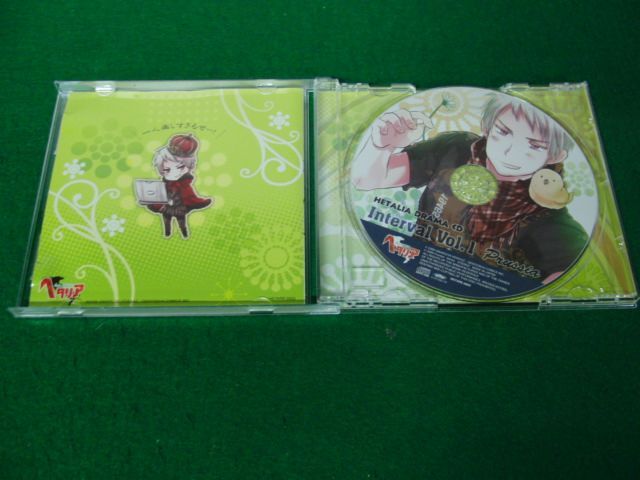 ヘタリアドラマ CD インターバル vol.1　「俺様CD」※歌詞カードに折れあり_画像3