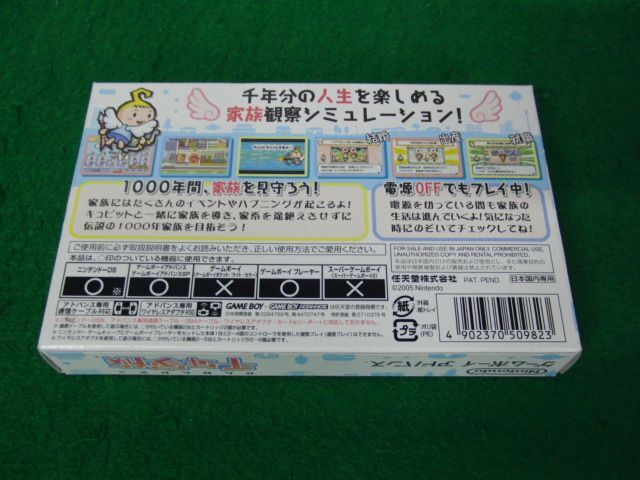 GBAソフト 千年家族 箱、説明書付きの画像2