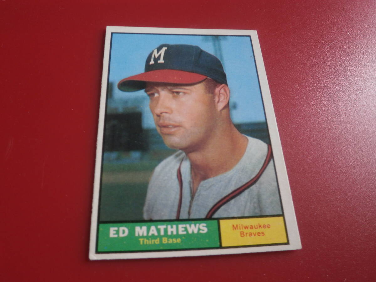 １９６１　TOPPS　＃１２０　ED　MATHEWS_画像1