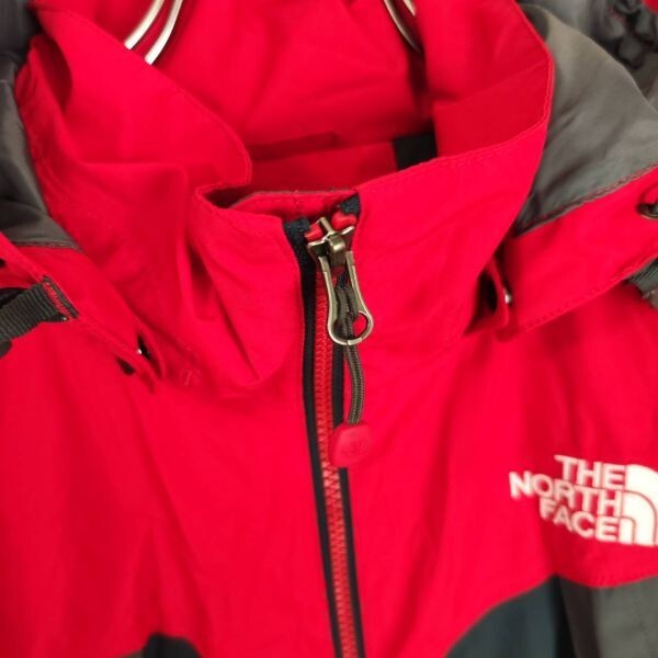 ザノースフェイス THE NORTH FACE マウンテンパーカー ナイロンジャケット 赤黒 M HYVENT アウトドア アウターの画像6