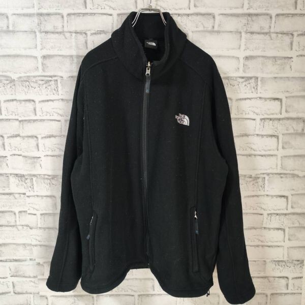 ザノースフェイス THE NORTH FACE フリースジャケット ブルゾン ブラック XXL メンズ アウトドア アウターの画像1