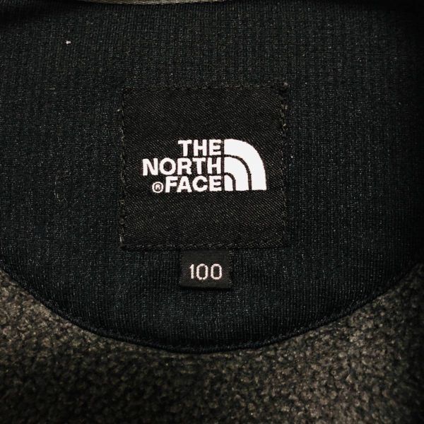 ノースフェイス THE NORTH FACE フリースジャケット フルジップ L グレー ストレッチ アウトドア アウター メンズの画像7