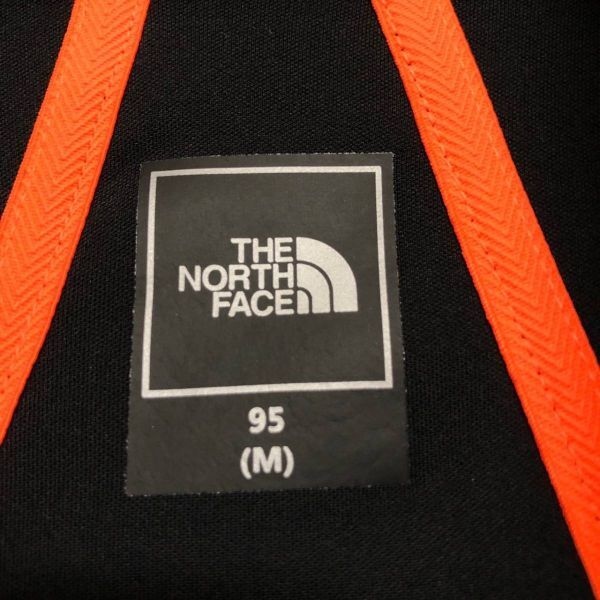 ノースフェイス　THE NORTH FACE　フルジップジャケット　M　ブラック　黒　オレンジ　ストレッチ　スウェット　アウター　メンズ