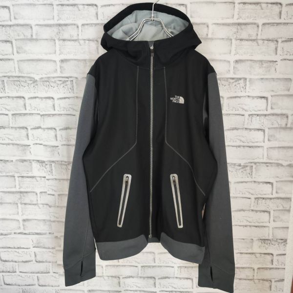 ノースフェイス　THE NORTH FACE　フルジップパーカー　マウンテンパーカー　M　ブラック　黒　アウター　アウトドア　メンズ_画像1