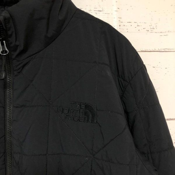 ノースフェイス　THE NORTH FACE　インナーダウン　中綿ジャケット　XL　ブラック　黒　アウトドア　ナイロン　刺繍ロゴ　メンズ_画像5