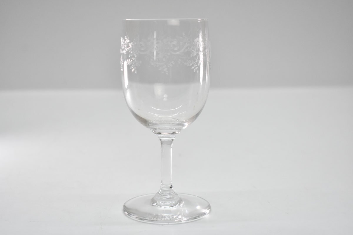 オールドバカラ セビーヌ ワイングラス[Baccarat][クリスタル][ゴブレット][ウォーターグラス][アンティーク][ビンテージ][レトロ]の画像1