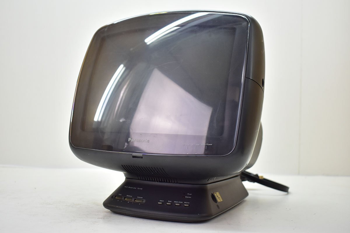 Panasonic TH-11U1 Piedra11 ブラウン管 カラーテレビ 通電OK[パナソニック][ピェドラ][Color TV][昭和レトロ][当時物][88年製][k1]38Mの画像1