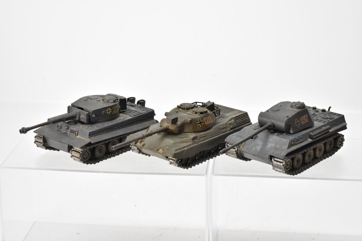 solido 戦車 No.222/No.236/No.243 ミニカー 3台まとめて[ソリド][フランス製][PANTHER G][Kpz LEOPARD][CHAR TIGRE][当時物][k1]H_画像1