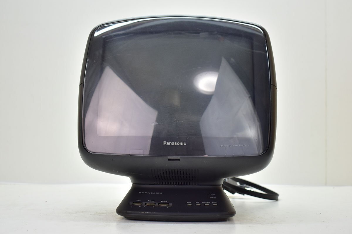 Panasonic TH-11U1 Piedra11 ブラウン管 カラーテレビ 通電OK[パナソニック][ピェドラ][Color TV][昭和レトロ][当時物][88年製][k1]38M