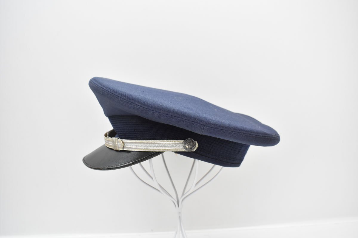 アメリカ 空軍 制帽 サイズ7 1/4(57.7ｃｍ)ネイビー[ドレスキャップ][米軍][USAF][軍帽][アンティーク][ビンテージ][ミリタリー][レトロ]の画像3