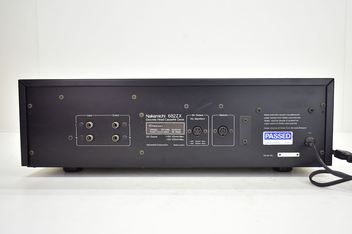 Nakamichi 682ZX カセットデッキ[ナカミチ][Discrete Head][CASSETTE DECK]14M