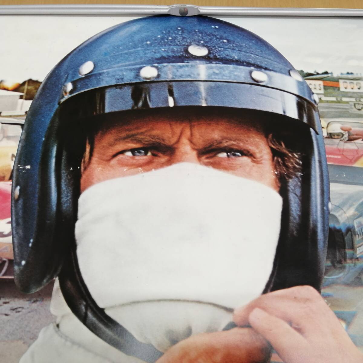 レ24032757 古い映画のポスター 「栄光のル・マン/Le Mans」 スティーブ・マックイーン ヘルガ・アンデルセン 1971年 定形外発送の画像3