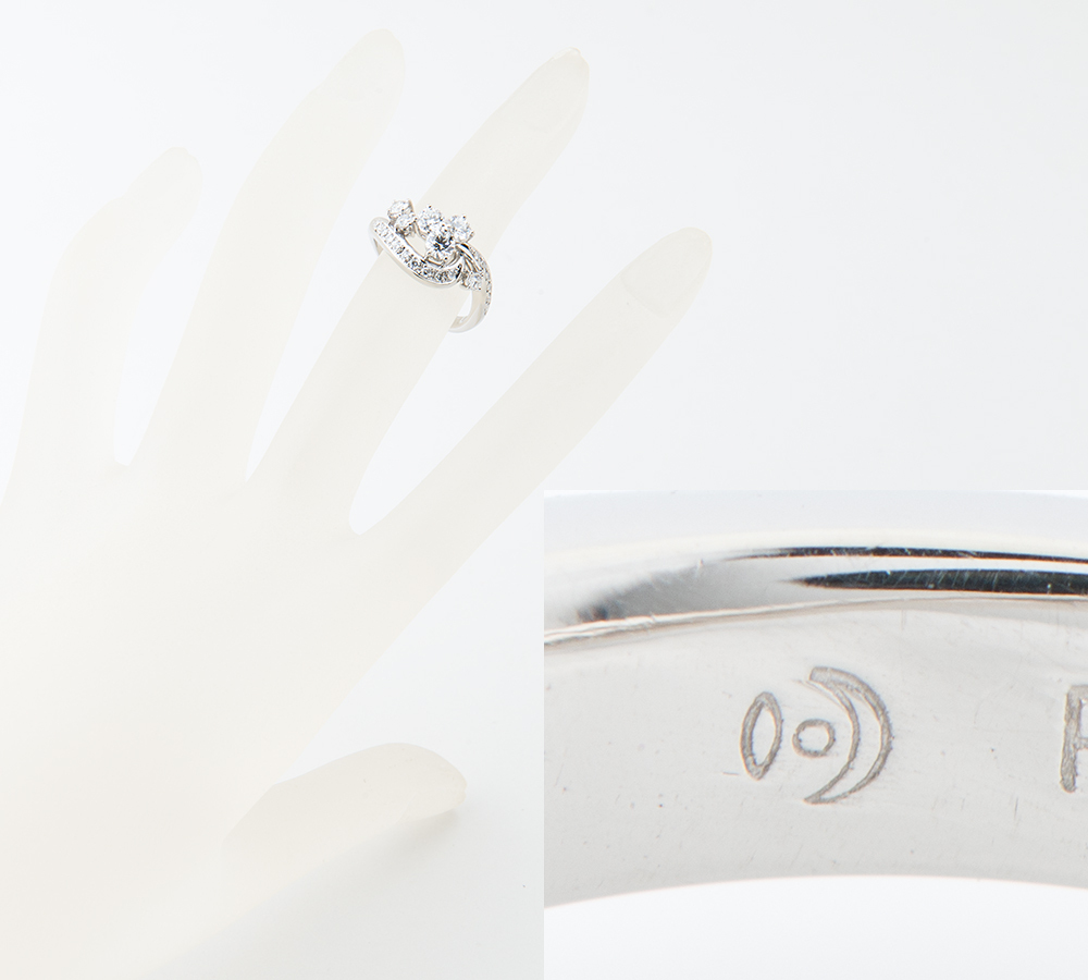 田崎真珠 ダイヤモンド計1.01ct プラチナ900 13.5号 リング・指輪【中古】_画像5
